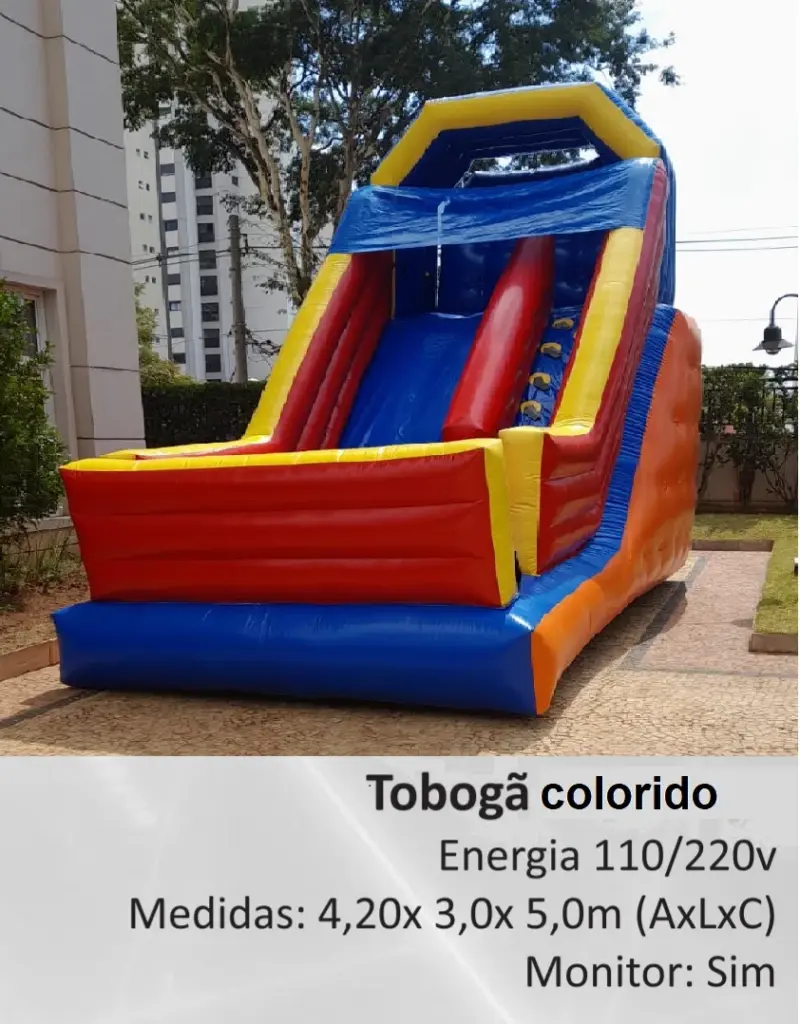 TOBOGÃ INFLÁVEL
